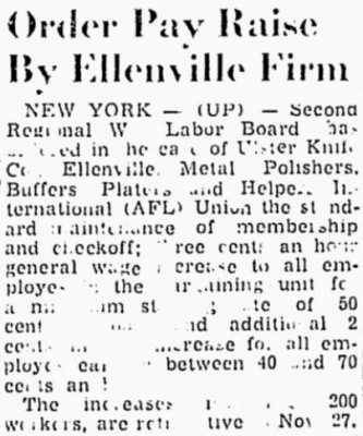 Ulster Knife Company mentioned.