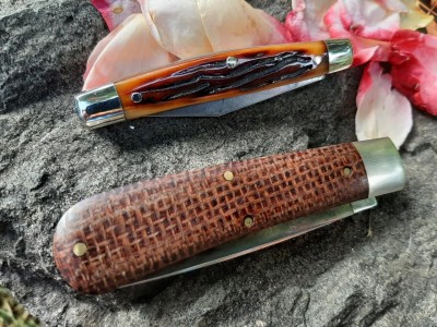 Schrade 33 OT Jeffinn bones - Tidioute 74 burlap