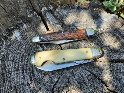 Schrade Cut Co whittler - GEC Northfield 85 bullet end EZO  LL