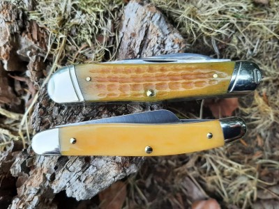 Case 63046 swell center whittler - Schrade 893 jack