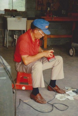 Jay Bigler, 1994 or '95, when he first started to teach himself to make knives