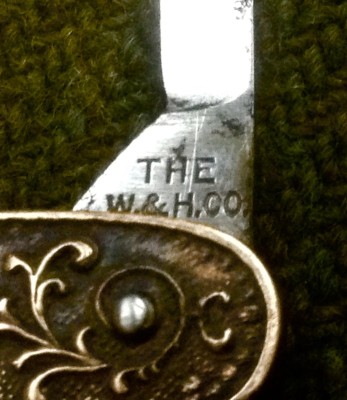 The Secondary Blade Tang Stamp.