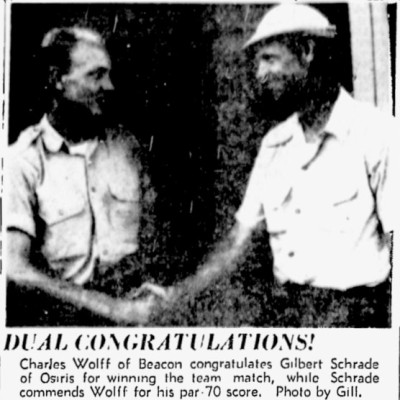 Gilbert Schrade mentioned (on the right).