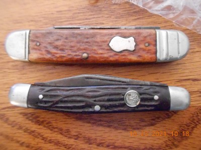 I was focused on the orange boned Primble and the Boker Solingen ain't half bad.