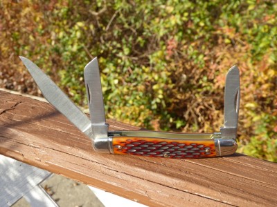 Schrade 858 Pile Side (Open)