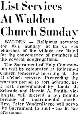 Robert Schrade-Louis J. Schrade mentioned.