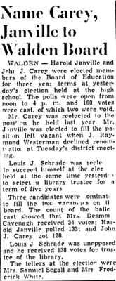 Louis J. Schrade mentioned.