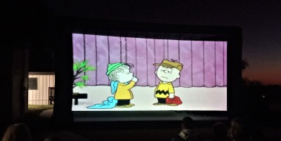 The cartoon before the show