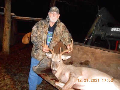 Posing with Bambi