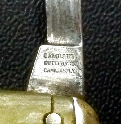 Secondary Blade Front Tang Stamp.
