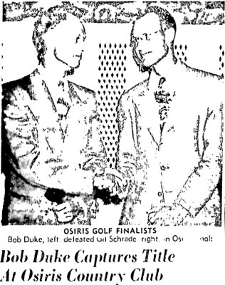 Gilbert Schrade "pictured."<br />Associated Text, Golf Related, Was Unreadable.