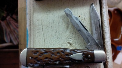 Wilbert radio knife - liner lock