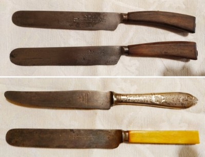 CORSAN DENTON BURDEKIN &amp;co  V  <br /> crown  R.  Manufacturers Sheffield.   H.Boker&amp;co Solingen Alemania (arbolito). Lamson Goodnow &amp;co S. Falls works.