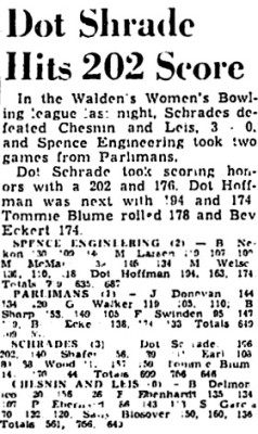Dorothy "Dot" Schrade mentioned.