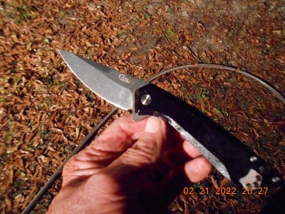 Decided to break in a new knife, a Case Southern Grind. It's a bit more "tactical lookin'" than I like. It was super sharp right out of the box it has been in for several years.