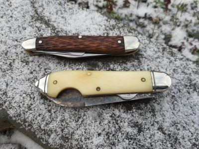 Schrade Cut co whittler - Northfield bullet end EZO LL