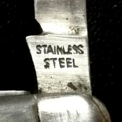The Secondary Blade Tang Stamp.