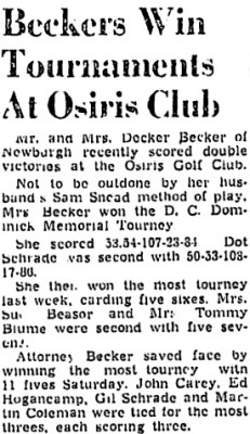 Dorothy "Dot" Schrade And<br />Gilbert "Gil" Schrade Mentioned.