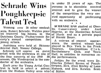 Robert Schrade Mentioned.