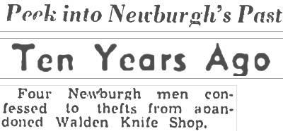 Walden Knife Shop Mentioned.