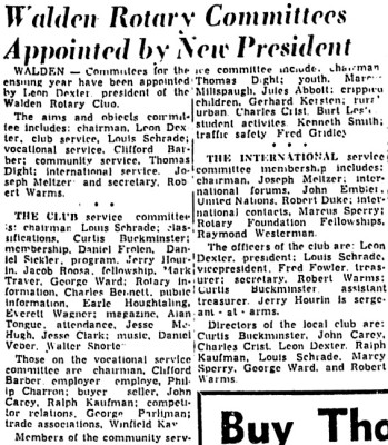 Louis Schrade Mentioned.