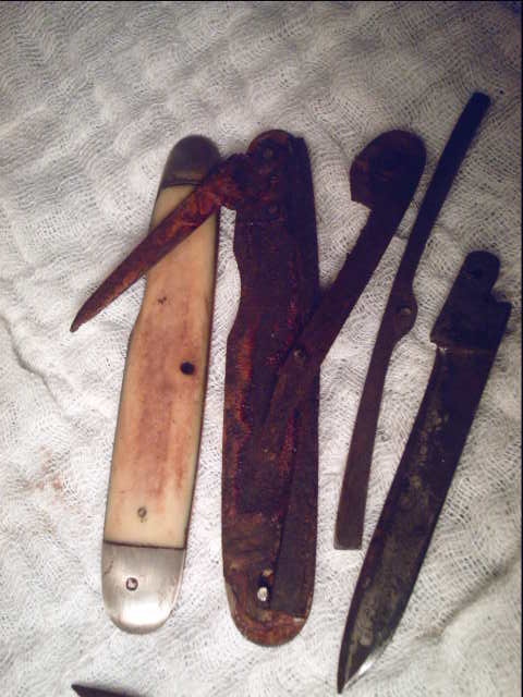 Rusty, gunked up and in pieces, just the way I like'em