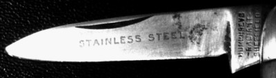 The Main Blade Etch.