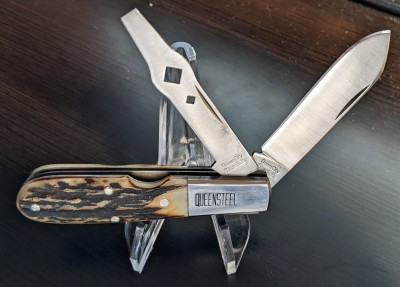 stag barlow with pretolite and queen steel bolster.jpg