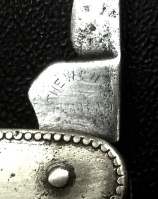 The Secondary Blade Tang Stamp.<br />Faint, But Much Better.