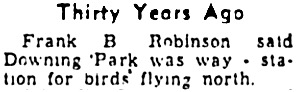 Thirty Years Ago Would Make It April, 1921.