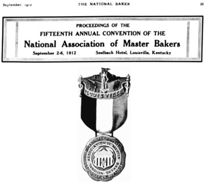Picture #7.<br />The Header Of A VERY, VERY Long Article Regarding <br />The 1912 "NAMB" Convention.<br />Also Pictured Is What Appears To Be A Delegate Badge From <br />The 1912 "NAMB" Convention.