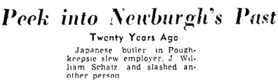 Twenty Years Ago Would Make It December, 1931.