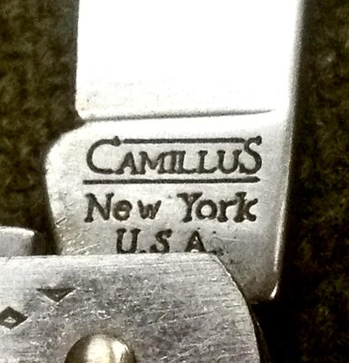 The Main Blade Front Tang Stamp.