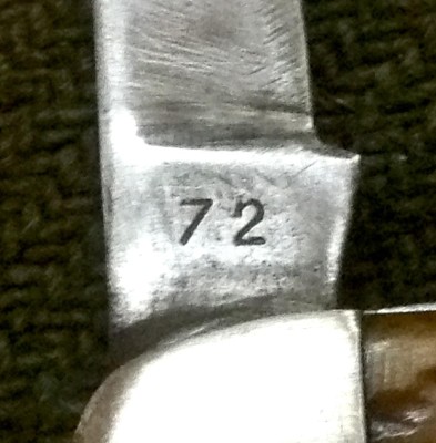 The Main Blade Back Tang Stamp.