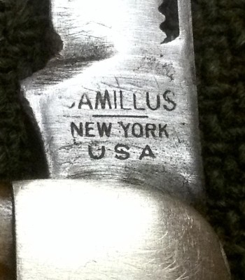 The Main Blade Front Tang Stamp.