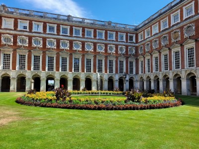 Hampton Court Palace courtyard