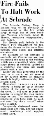Schrade Cutlery Corporation Mentioned-<br />See Pictures #6, #7, #8 &amp; #9-July 16, 1952-Previous Post.