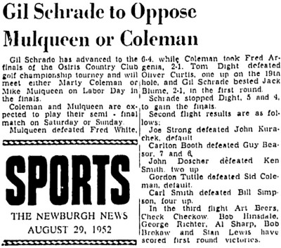 Gilbert "Gil" Schrade Mentioned.