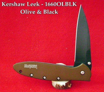 Kershaw Leek - 1660OLBLK Olive & Black - #2 (7-28-18) - Labeled.JPG