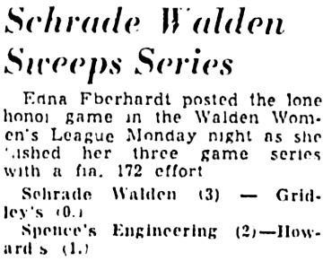 Schrade Walden Mentioned.