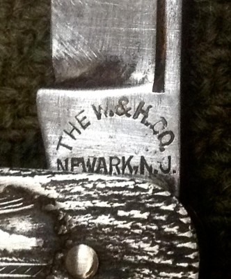 The Main Blade Front Tang Stamp.