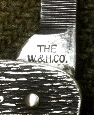 The Secondary Blade Front Tang Stamp.