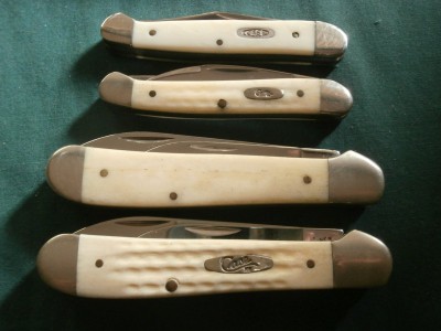 Case Copperheads &amp; Mini Copperheads in Smooth &amp; Jigged White Bone