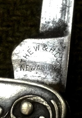 The Secondary Blade Front Tang Stamp.