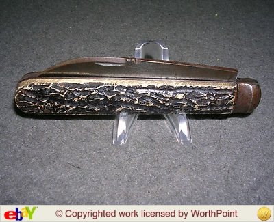 Exceptional Antique F. Herder Spade Logo German Pocket Knife! 1800's! Original!  Feb2 2013.jpg