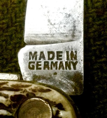 The Main Blade Front Tang Stamp.