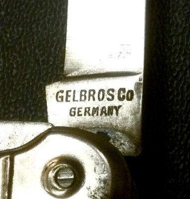 The Main Blade Front Tang Stamp.