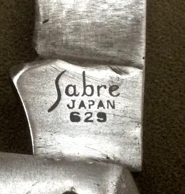 The Main Blade Front Tang Stamp.