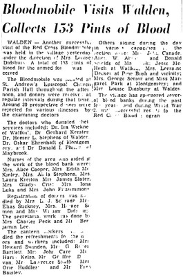 Mrs. L. J. Schrade Mentioned.