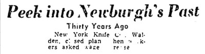 New York Knife Company Mentioned.<br />Thirty Years Ago Would Make It April, 1923.